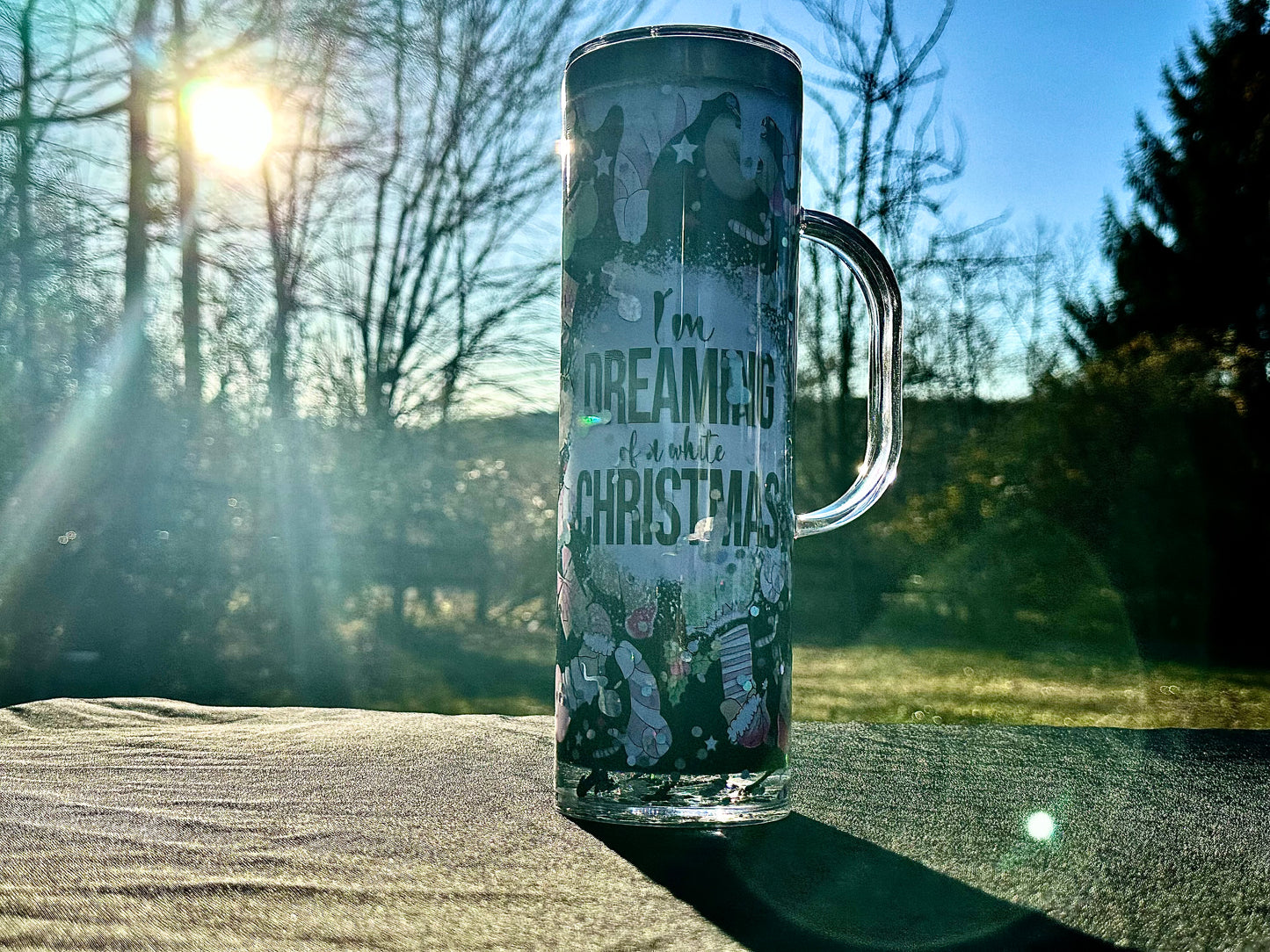 20oz Snow Globe Tumbler
