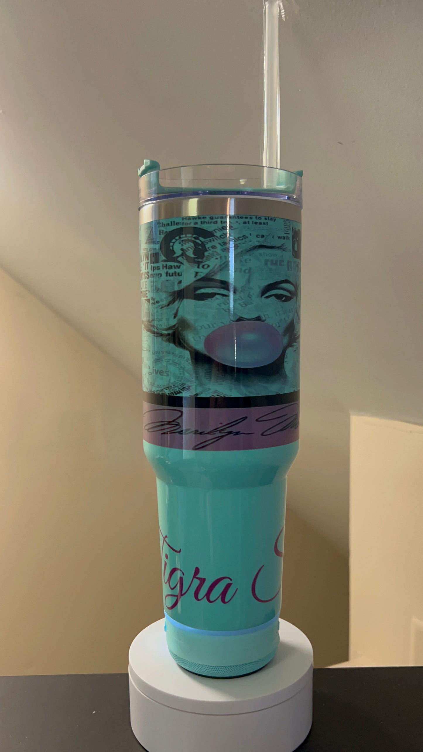 40oz Bluetooth Speaker Tumbler