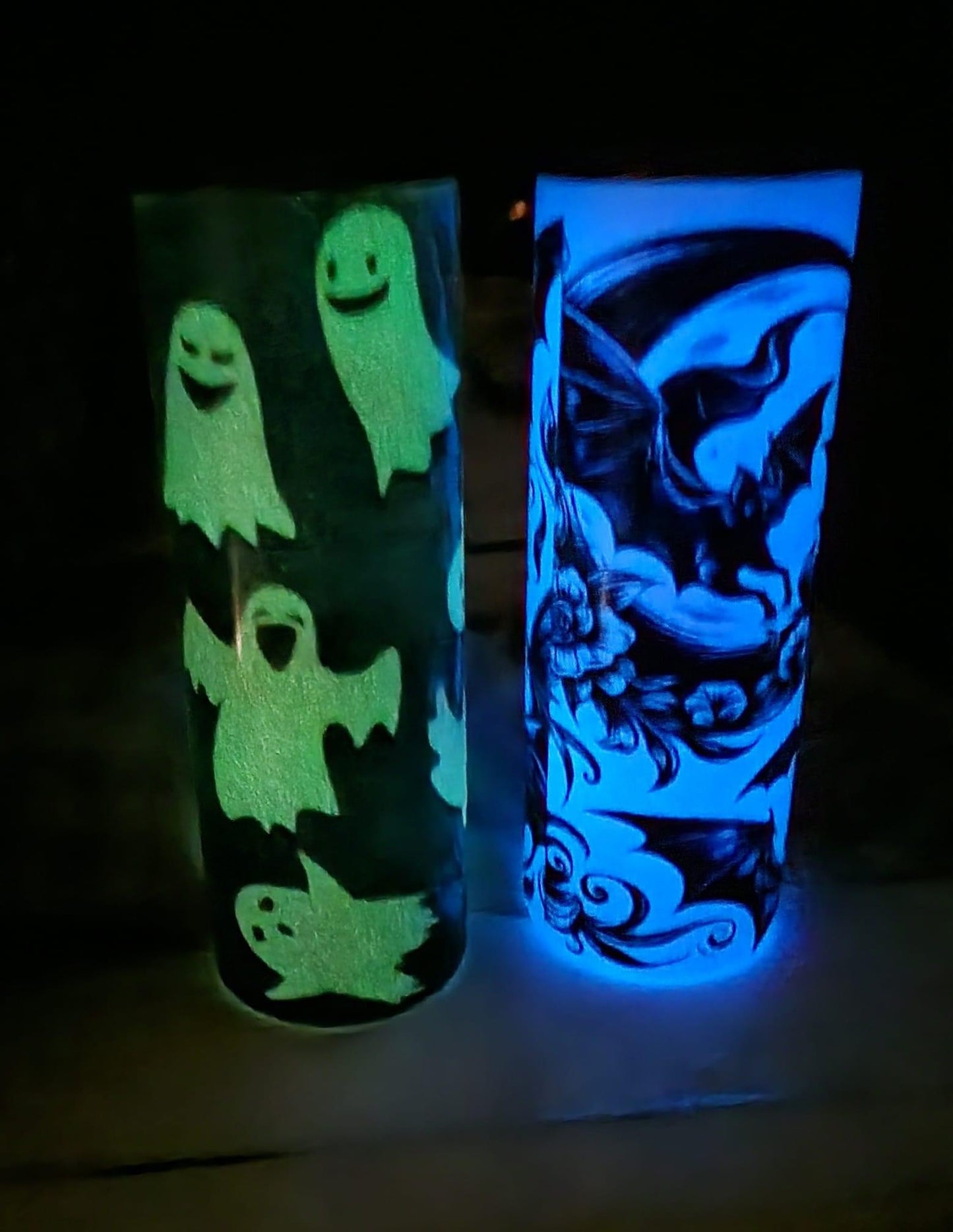 One Glow in the Dark Halloween Tumbler