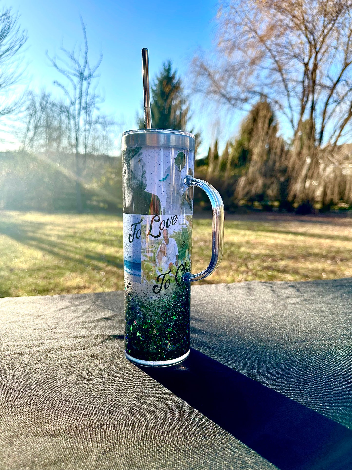 20oz Snow Globe Tumbler