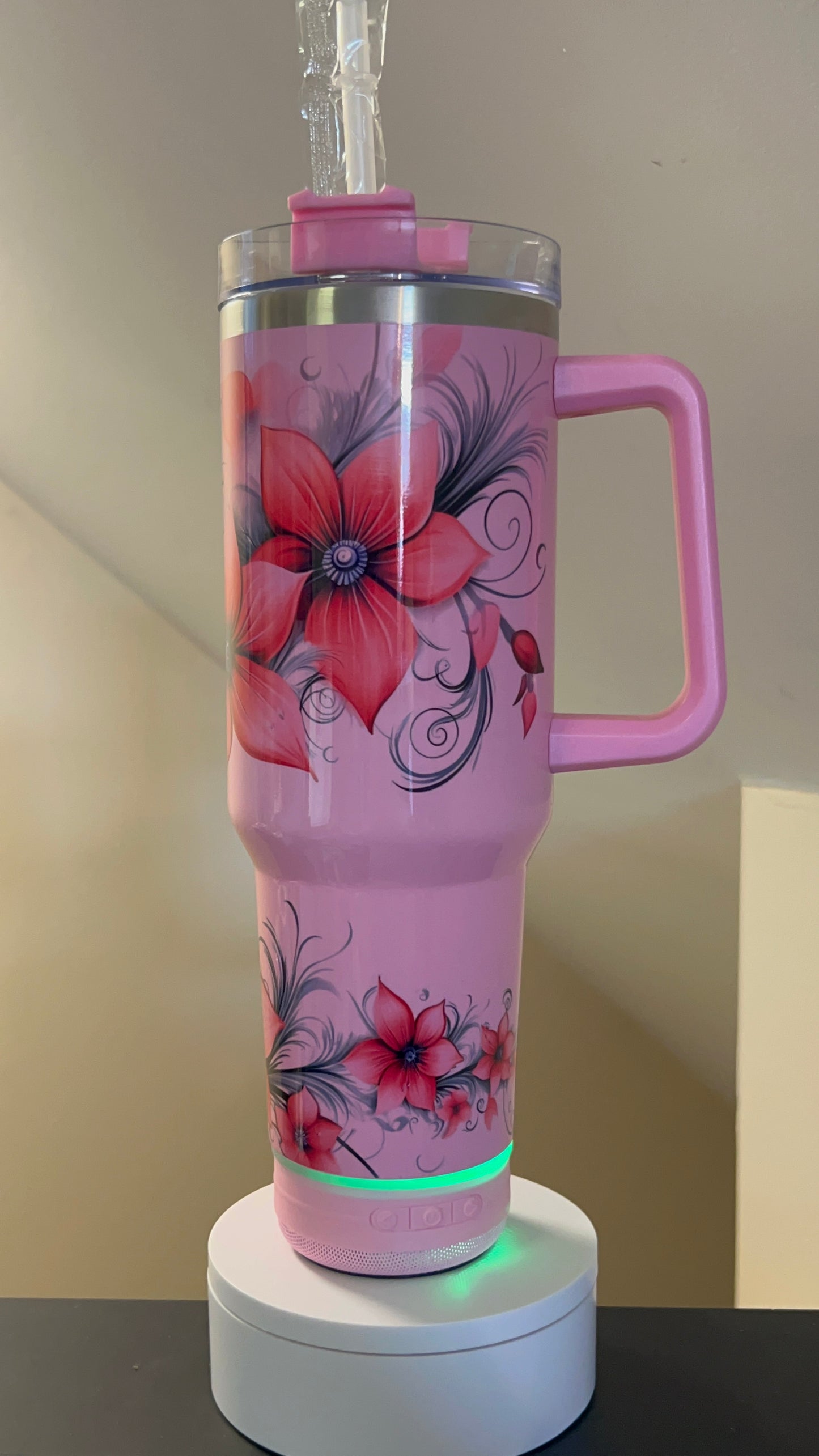 40oz Bluetooth Speaker Tumbler