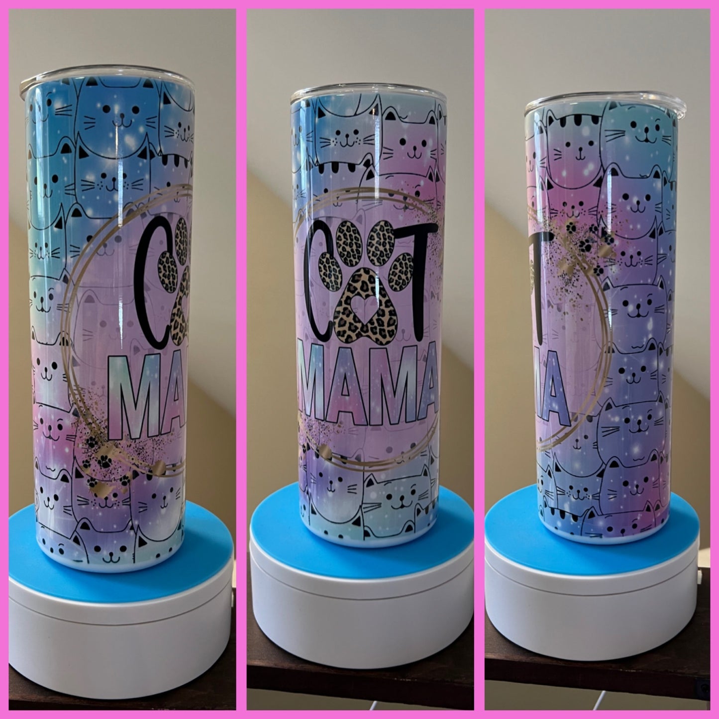Cat Mama Tumbler Options