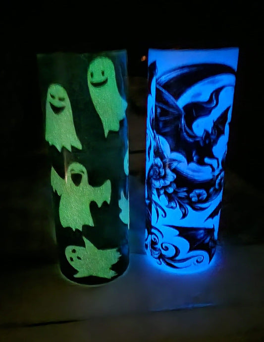 One Glow in the Dark Halloween Tumbler