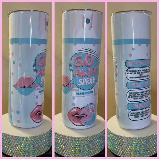 Go Away Spray 20oz Tumbler